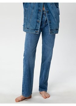 Sinsay - Jeansy straight low waist - niebieski ze sklepu Sinsay w kategorii Jeansy damskie - zdjęcie 166932245
