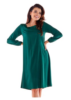 Awama Sukienka w kolorze zielonym ze sklepu Limango Polska w kategorii Sukienki - zdjęcie 166935236