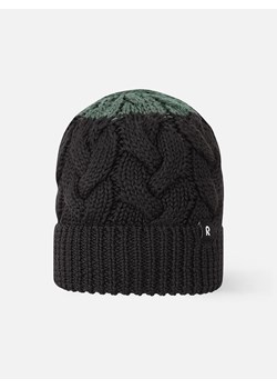 Reima Czapka beanie &quot;Hinlopen&quot; w kolorze zielono-czarnym ze sklepu Limango Polska w kategorii Czapki dziecięce - zdjęcie 166935365