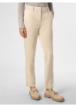 zero Spodnie Kobiety Sztuczna skóra écru jednolity ze sklepu vangraaf w kategorii Spodnie damskie - zdjęcie 166939868