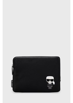 Karl Lagerfeld pokrowiec na laptopa 225W3201 kolor czarny ze sklepu ANSWEAR.com w kategorii Etui - zdjęcie 166940365
