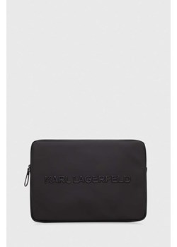 Karl Lagerfeld pokrowiec na laptopa kolor czarny ze sklepu ANSWEAR.com w kategorii Etui - zdjęcie 166940368