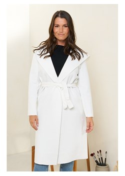 Curvy Lady Płaszcz przejściowy w kolorze białym ze sklepu Limango Polska w kategorii Płaszcze damskie - zdjęcie 166947226