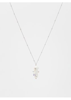 Reserved - Naszyjnik z naturalną perłą - srebrny ze sklepu Reserved w kategorii Naszyjniki - zdjęcie 166948755