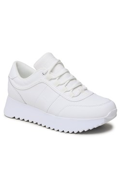 Sneakersy Tommy Jeans High Cleated Sneaker EN0EN02125 White 0K4 ze sklepu eobuwie.pl w kategorii Buty sportowe damskie - zdjęcie 166952806