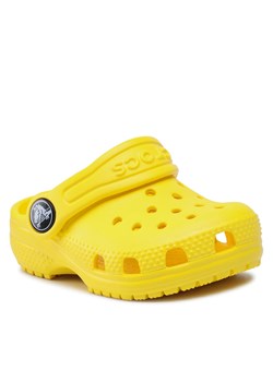 Klapki Crocs Classic Clog T 206990 Żółty ze sklepu eobuwie.pl w kategorii Buciki niemowlęce - zdjęcie 166953956