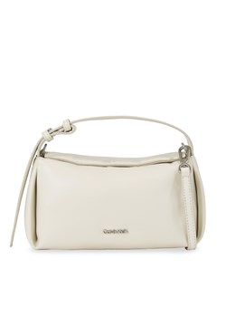 Torebka Calvin Klein Elevated Soft Mini Bag K60K611305 Écru ze sklepu eobuwie.pl w kategorii Listonoszki - zdjęcie 166955415