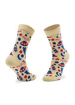 Zestaw 3 par wysokich skarpet dziecięcych Happy Socks XKAST08-2200 Kolorowy ze sklepu eobuwie.pl w kategorii Skarpetki dziecięce - zdjęcie 166955599