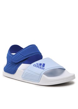 Sandały adidas adilette Sandal K H06444 Lucid Blue/Blue dawn/Bright Red ze sklepu eobuwie.pl w kategorii Sandały dziecięce - zdjęcie 166956309