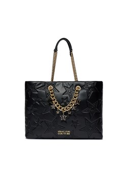 Torebka Versace Jeans Couture 75VA4BC7 Czarny ze sklepu eobuwie.pl w kategorii Torby Shopper bag - zdjęcie 166963916