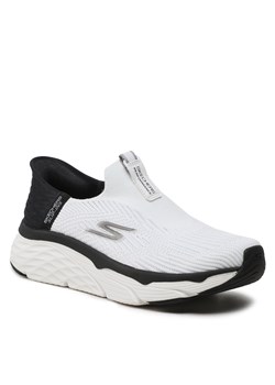 Sneakersy Skechers Smooth Transition 128571/WBK Biały ze sklepu eobuwie.pl w kategorii Buty sportowe damskie - zdjęcie 166964529