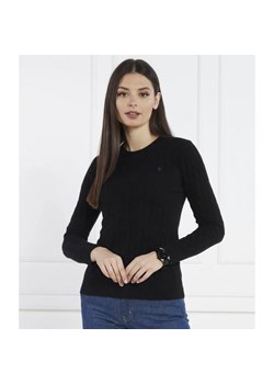 POLO RALPH LAUREN Wełniany sweter | Regular Fit | z dodatkiem kaszmiru ze sklepu Gomez Fashion Store w kategorii Swetry damskie - zdjęcie 166973149