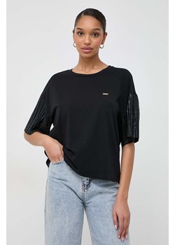 Liu Jo t-shirt damski kolor czarny ze sklepu ANSWEAR.com w kategorii Bluzki damskie - zdjęcie 166977559