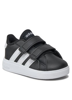 Buty adidas Grand Court Lifestyle Hook and Loop Shoes GW6523 Black ze sklepu eobuwie.pl w kategorii Trampki dziecięce - zdjęcie 166977659