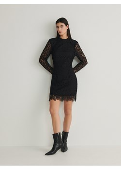Reserved - Sukienka z koronki - czarny ze sklepu Reserved w kategorii Sukienki - zdjęcie 166978845