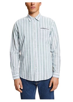 ESPRIT Koszula - Slim fit - w kolorze białym ze wzorem ze sklepu Limango Polska w kategorii Koszule męskie - zdjęcie 166984307