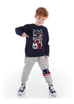 Denokids 2-częściowy zestaw &quot;Don&apos;t Scare&quot; w kolorze szaro-czarnym ze sklepu Limango Polska w kategorii Spodnie chłopięce - zdjęcie 166988328