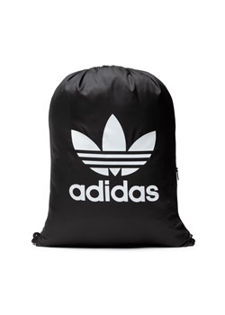 Worek adidas Gymsack Trefoil BK6726 Czarny ze sklepu eobuwie.pl w kategorii Plecaki - zdjęcie 166992576