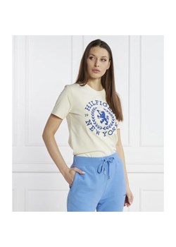Tommy Hilfiger T-shirt REG CREST C-NK TEE SS | Regular Fit ze sklepu Gomez Fashion Store w kategorii Bluzki damskie - zdjęcie 166994746