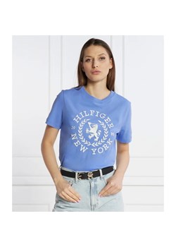 Tommy Hilfiger T-shirt REG CREST C-NK TEE SS | Regular Fit ze sklepu Gomez Fashion Store w kategorii Bluzki damskie - zdjęcie 166994747