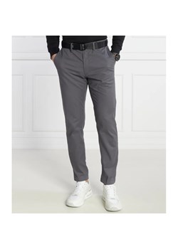 Calvin Klein Spodnie chino + pasek MODERN TWILL | Slim Fit ze sklepu Gomez Fashion Store w kategorii Spodnie męskie - zdjęcie 166995489