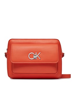 Torebka Calvin Klein Re-Lock Camera Bag W/Flap K60K611083 Pomarańczowy ze sklepu eobuwie.pl w kategorii Listonoszki - zdjęcie 166995967