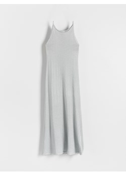 Reserved - Sukienka z metalizowaną nitką - srebrny ze sklepu Reserved w kategorii Sukienki - zdjęcie 166999269
