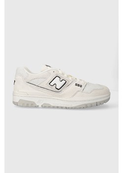 New Balance sneakersy skórzane BB550PRB kolor biały ze sklepu PRM w kategorii Buty sportowe damskie - zdjęcie 167338926