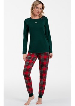 Świąteczna piżama damska zielona Tess, Kolor zielony-kratka, Rozmiar S, Italian Fashion ze sklepu Intymna w kategorii Piżamy damskie - zdjęcie 167339717