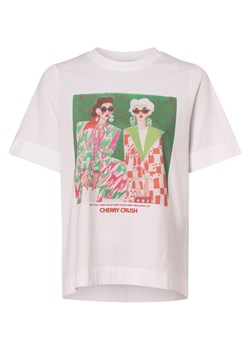 Rich & Royal T-shirt damski Kobiety Bawełna biały nadruk ze sklepu vangraaf w kategorii Bluzki damskie - zdjęcie 167342929