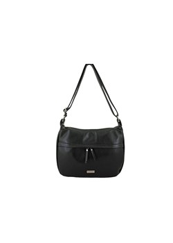 Pojemna torebka na ramię z kieszenią - Czarna ze sklepu Barberinis w kategorii Listonoszki - zdjęcie 167348808