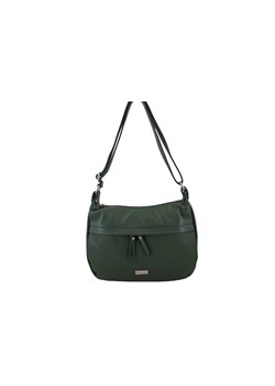 Pojemna torebka na ramię z kieszenią - Zielona ciemna ze sklepu Barberinis w kategorii Listonoszki - zdjęcie 167348835