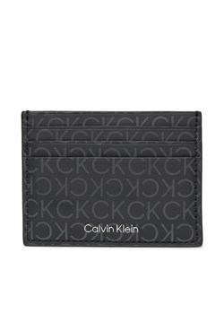 Etui na karty kredytowe Calvin Klein Rubberized Cardholder 6Cc K50K511256 Czarny ze sklepu eobuwie.pl w kategorii Etui - zdjęcie 167357466