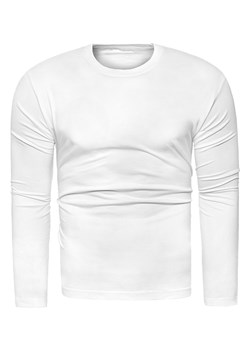 Bluza męska longsleeve NLSOK - biała ze sklepu Risardi w kategorii T-shirty męskie - zdjęcie 167369637