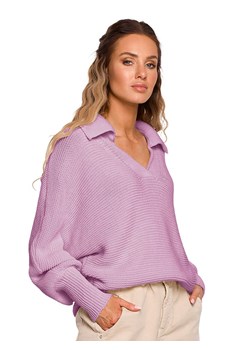 made of emotion Sweter w kolorze jasnofioletowym ze sklepu Limango Polska w kategorii Swetry damskie - zdjęcie 167370427