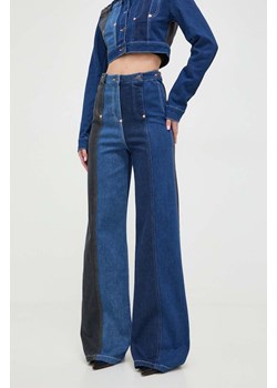 Moschino Jeans jeansy damskie kolor niebieski ze sklepu ANSWEAR.com w kategorii Jeansy damskie - zdjęcie 167375936