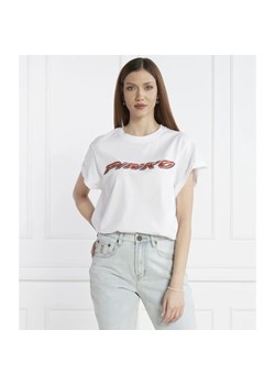 Pinko T-shirt | Regular Fit ze sklepu Gomez Fashion Store w kategorii Bluzki damskie - zdjęcie 167379505