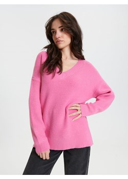 Sinsay - Sweter z miękkiej dzianiny - różowy ze sklepu Sinsay w kategorii Swetry damskie - zdjęcie 167383768