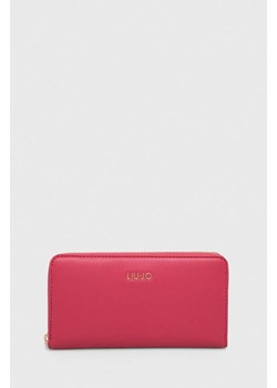 Liu Jo portfel damski kolor czerwony ze sklepu ANSWEAR.com w kategorii Portfele damskie - zdjęcie 167384008