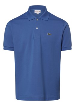 Lacoste Męska koszulka polo Mężczyźni Bawełna błękit królewski jednolity ze sklepu vangraaf w kategorii T-shirty męskie - zdjęcie 167386436