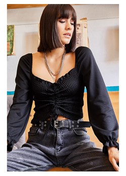 Olalook Bluzka w kolorze czarnym ze sklepu Limango Polska w kategorii Bluzki damskie - zdjęcie 167388709