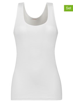COTONELLA Topy (2 szt.) w kolorze białym ze sklepu Limango Polska w kategorii Bluzki damskie - zdjęcie 167389645