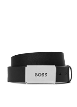 Pasek Męski Boss Icon-Las-M Sz35 50513858 Black 001 ze sklepu eobuwie.pl w kategorii Paski męskie - zdjęcie 167405479