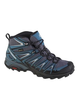 Buty Salomon X Ultra Pioneer Mid Gtx M 471964 niebieskie ze sklepu ButyModne.pl w kategorii Buty trekkingowe męskie - zdjęcie 167409888