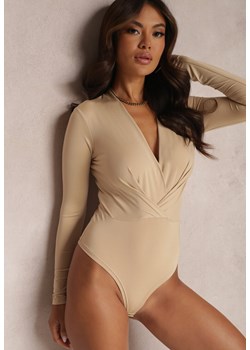 Beżowe Body Wintersong ze sklepu Renee odzież w kategorii Bluzki damskie - zdjęcie 167417805