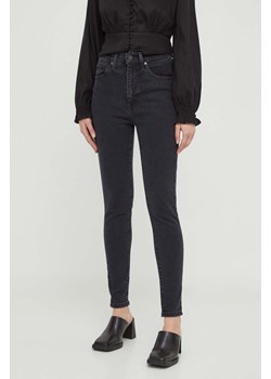 Levi&apos;s jeansy RETRO HIGH SKINNY damskie kolor czarny ze sklepu ANSWEAR.com w kategorii Jeansy damskie - zdjęcie 167419776