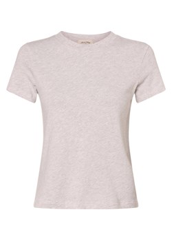 american vintage T-shirt damski Kobiety Bawełna jasny szary marmurkowy ze sklepu vangraaf w kategorii Bluzki damskie - zdjęcie 167425046