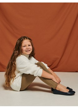 Reserved - Ocieplane legginsy - oliwkowy ze sklepu Reserved w kategorii Spodnie dziewczęce - zdjęcie 167426035