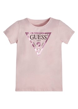 t-shirt dziewczęcy guess j73i56 k8hm0 różowy ze sklepu Royal Shop w kategorii Bluzki dziewczęce - zdjęcie 167433939