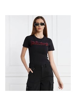Just Cavalli T-shirt | Regular Fit ze sklepu Gomez Fashion Store w kategorii Bluzki damskie - zdjęcie 167438027